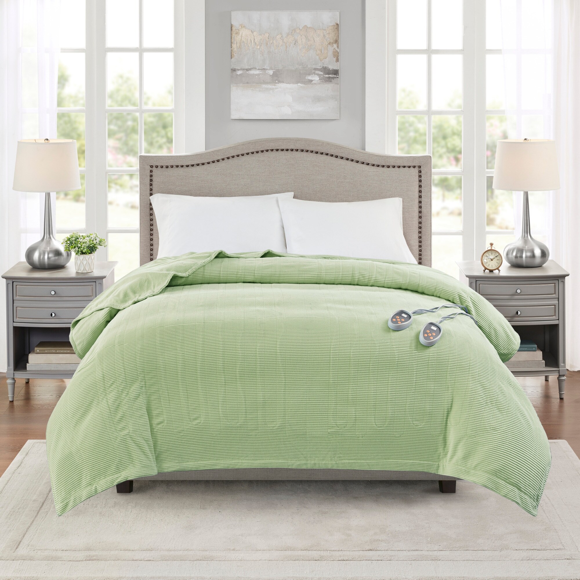 Beautyrest Electric Micro Fleece Heated Blanket Bed Bath Beyond 6425796