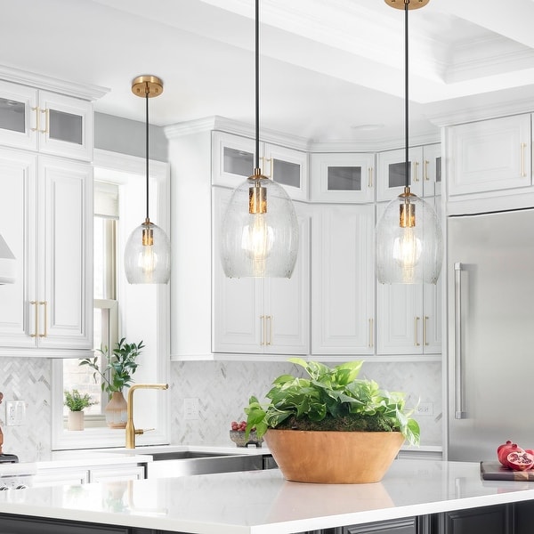 Clear glass island pendant lights cheap