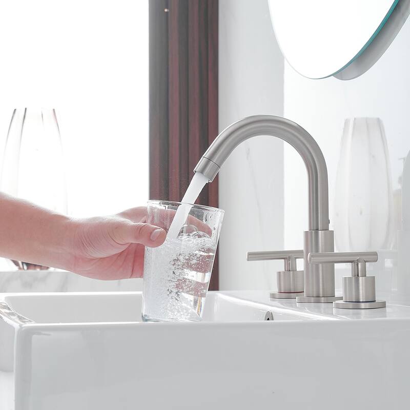 Doulble Handle Bathroom Sink Faucet