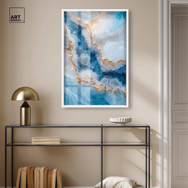 Molten Topaz I Shadowbox by Art Remedy