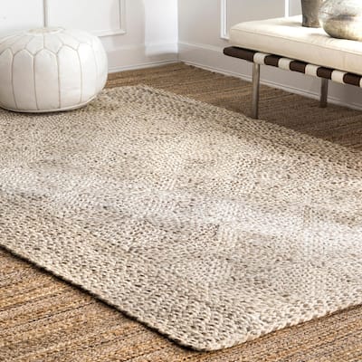 Lauren Liess x Rugs USA Celestine Trellis Jute Area Rug