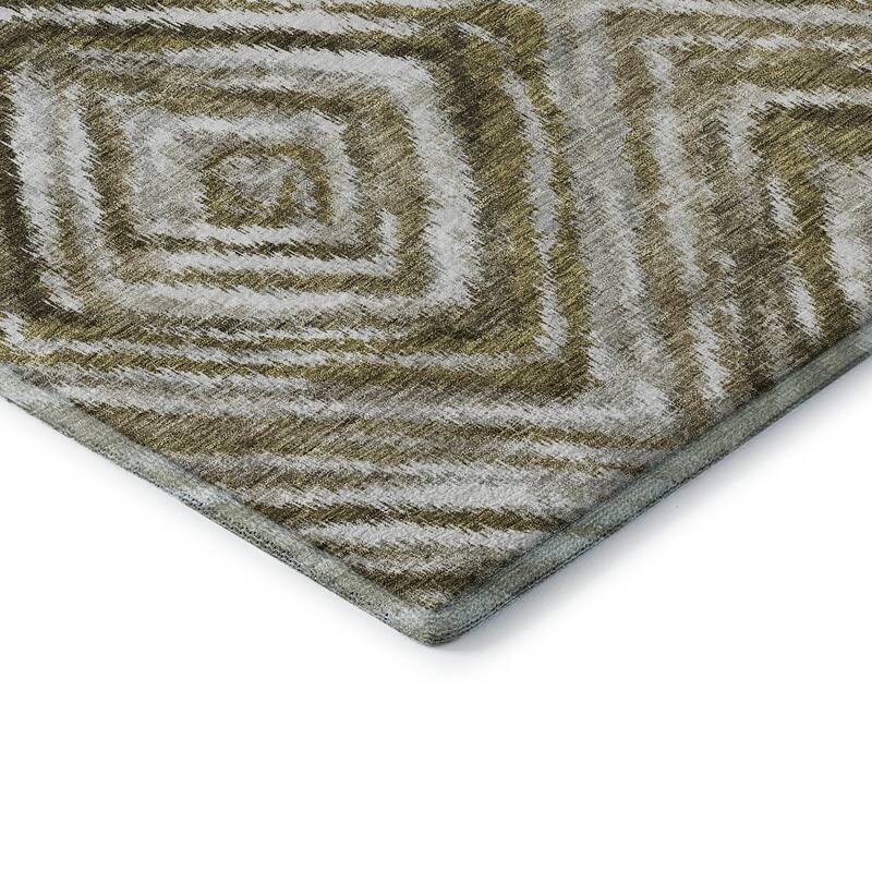 Premium Washable Super Soft Modern Diamond Mayfield Rug