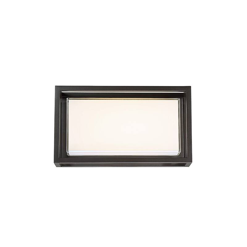 Framed 8in LED Indoor or Outdoor Wall Light 3000K