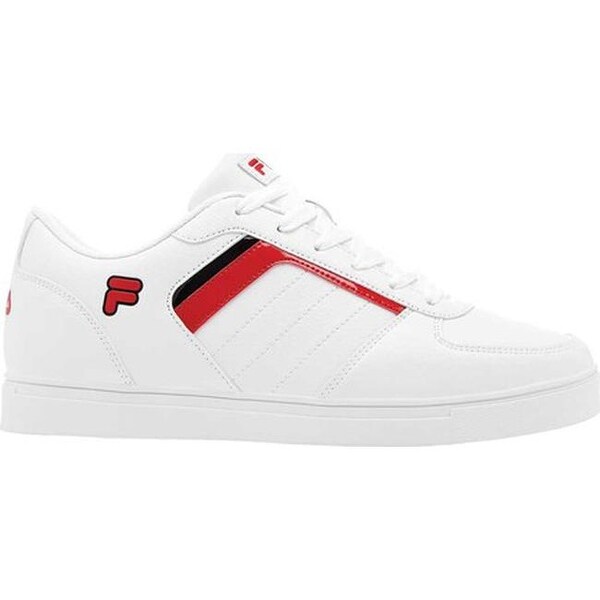 low top red filas