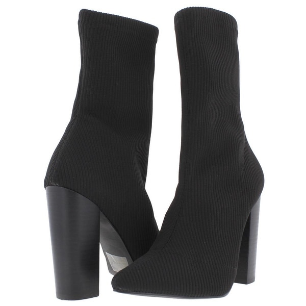 steve madden black sock boots