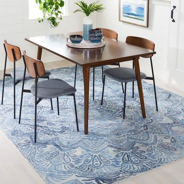 SAFAVIEH Handmade Marquee Genta Modern Medallion Wool Rug