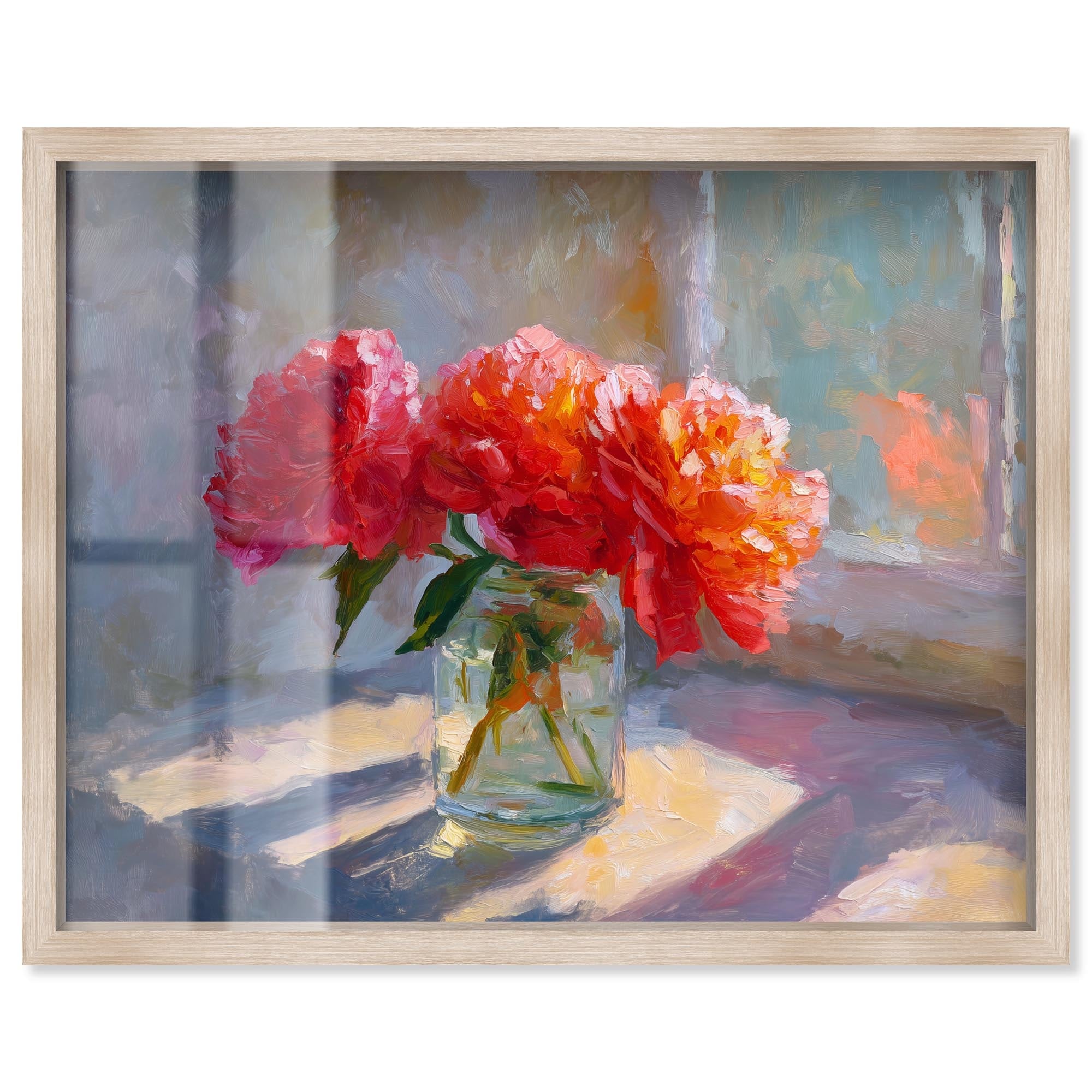 Glass Vase II Kitchen Art Shadowbox Print by Art Remedy