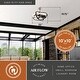 preview thumbnail 10 of 8, Vaxcel Lighting Galileo 22" 3 Blade LED Ceiling Fan with Remote