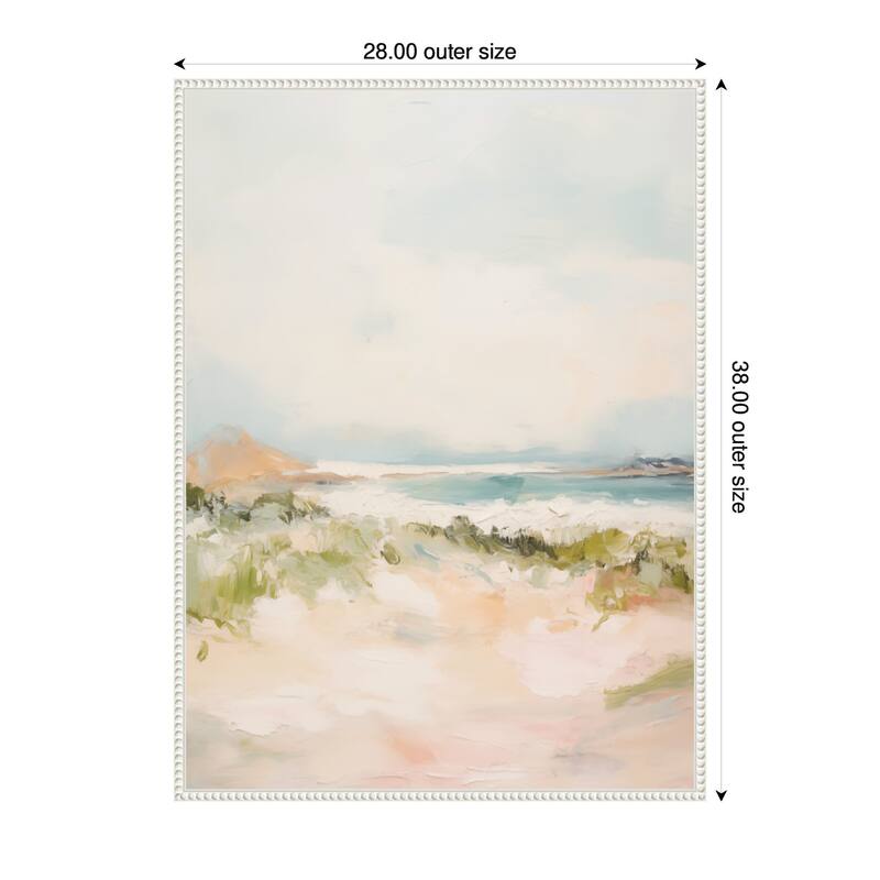 Kate and Laurel Tranquil Landscape III expansion by Amy Lighthall Framed Canvas Wall Art Print