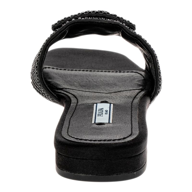 Prada Crystal Embellished Slide