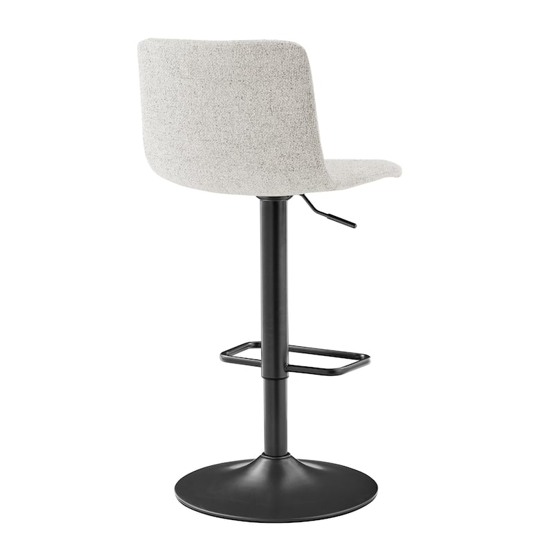 NPD Furniture Bruce Chenille Gaslift Bar Stool (Set of 2)