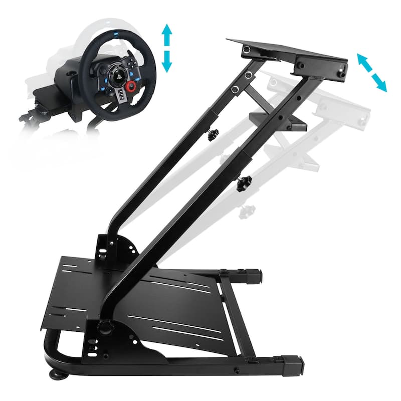 Steering Wheel Stand, Racing Wheel Stand Racing Simulator for Logitech G25, G27, G29 Wheel and Pedals Not Included