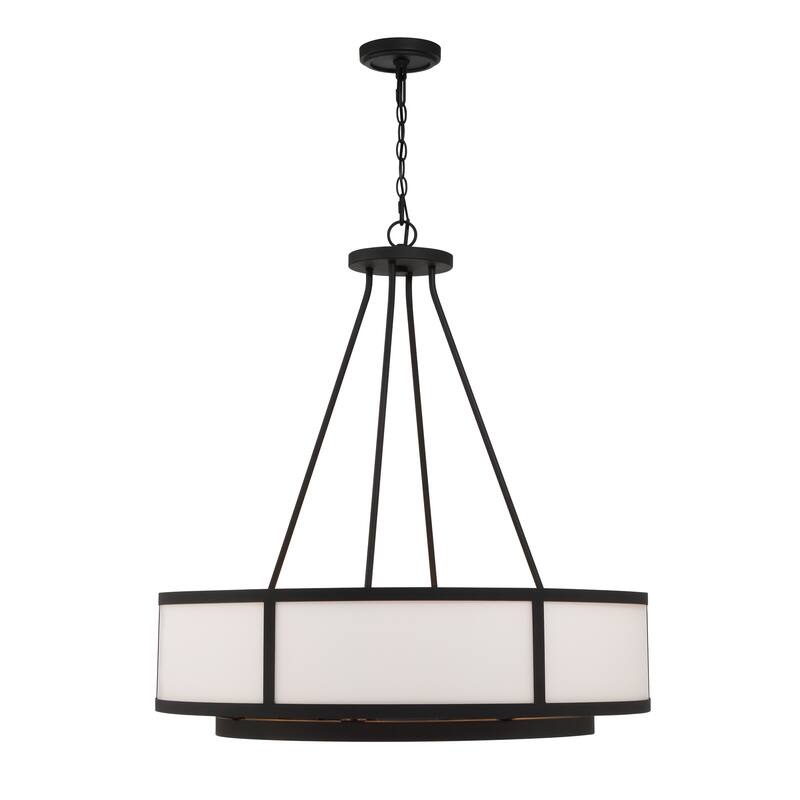 Bryant 4 Light Black Forged Chandelier - 18''W x 16.75''H