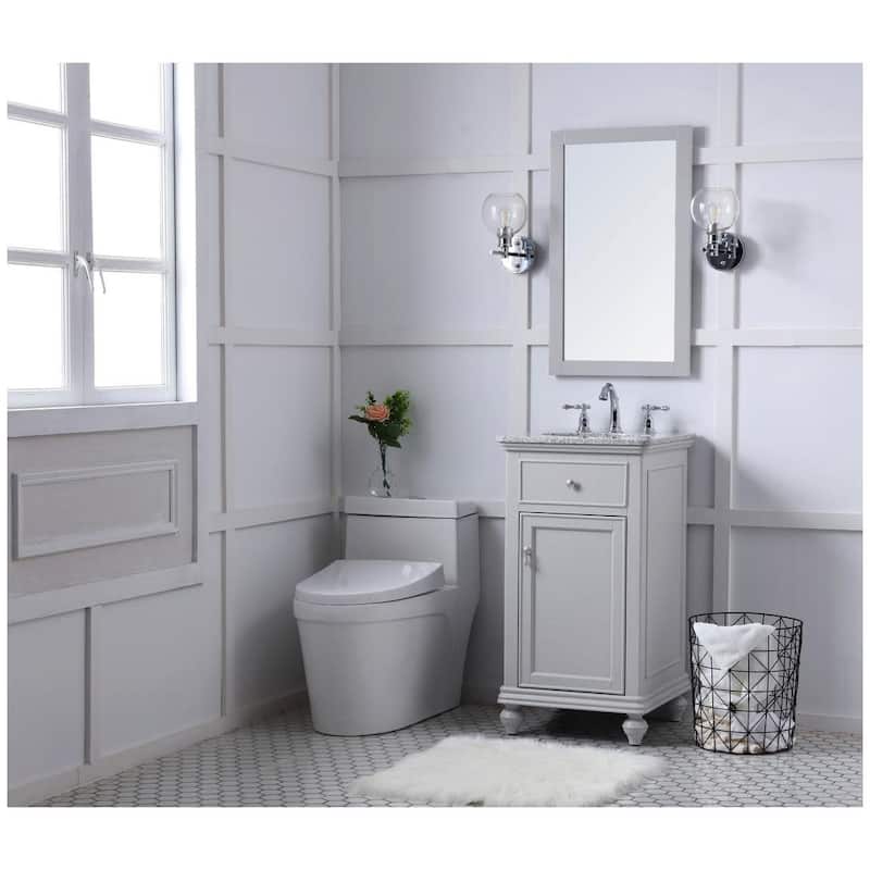 Elegant Lighting VF12319 Otto 19" Free Standing Single Basin Vanity