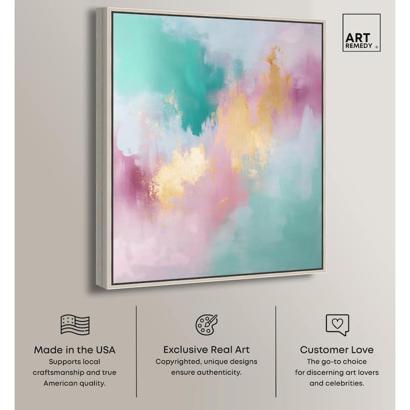 Pastel Dreams Mist Canvas by Art Remedy