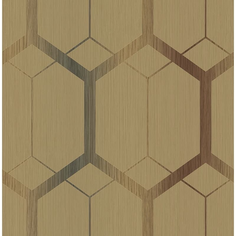 Seabrook Designs Ilenia Ombre Hex Unpasted Wallpaper