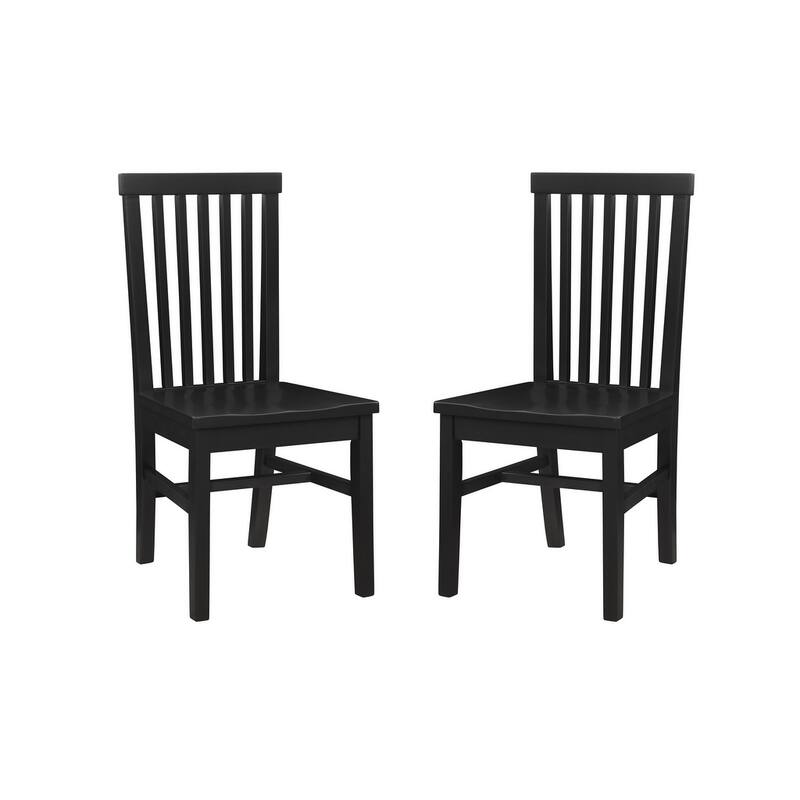 Prentice Side Dining Chair (Set of 2) - Black