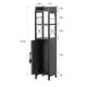 preview thumbnail 20 of 28, Slim Bathroom Cabinet Small Bathroom Storage Corner Floor Cabinet with Magnetic Doors and Shelves Toilet Paper Holder