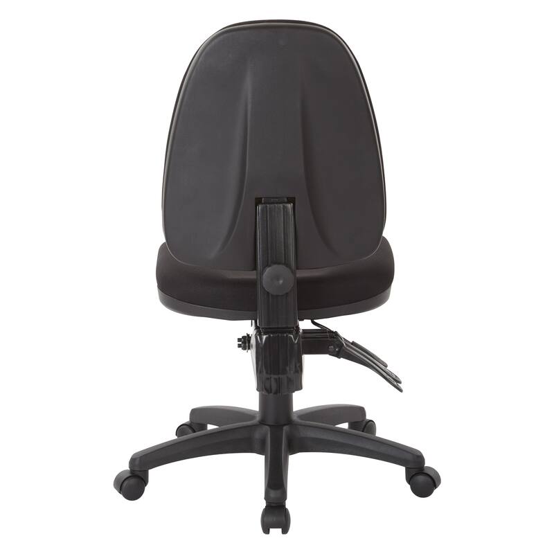 Dual-function Upholstered Cushioned Ergonomic Task Chair