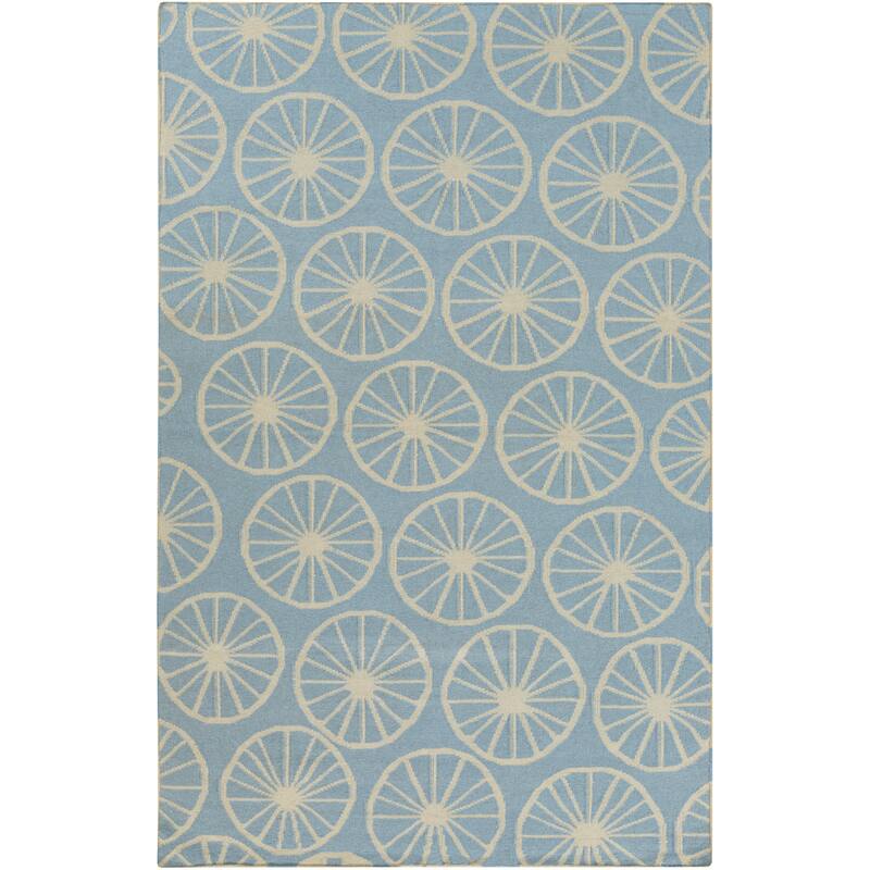 Hand-woven Carlotta Flatweave Wool Area Rug (8' x 11')