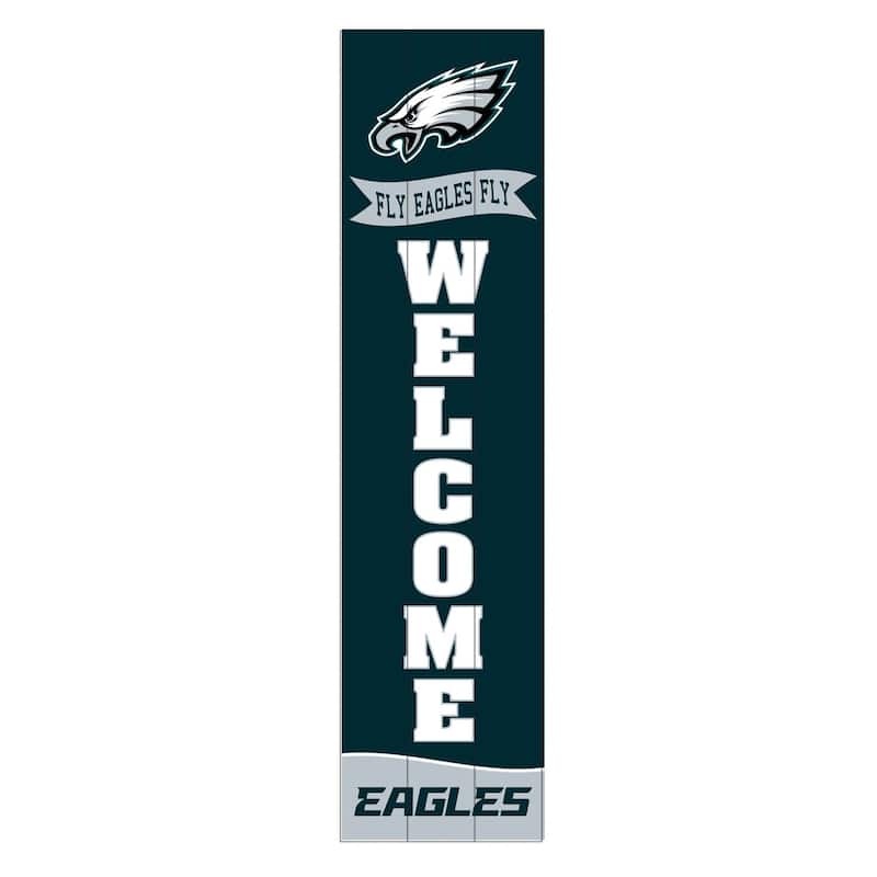 47" Porch Leaner Welcome Wall Sign, Philadelphia Eagles