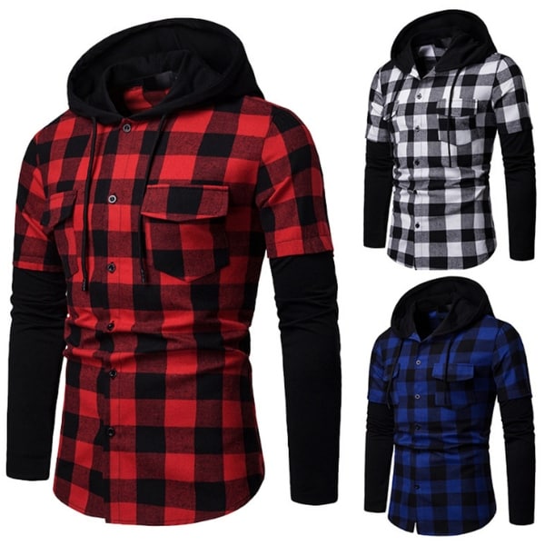 men's shirt hoodie