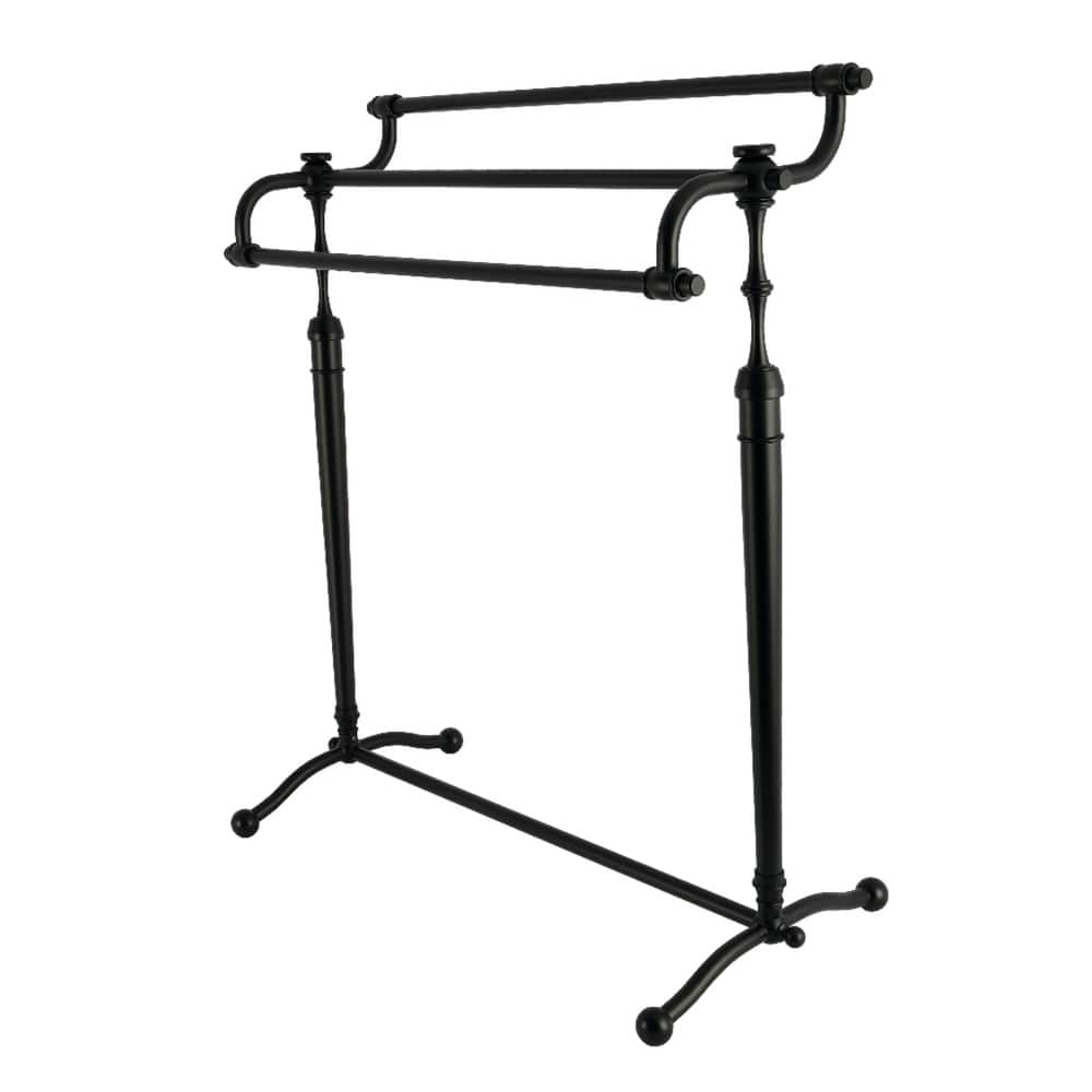 Kingston Brass Warwick 28" Freestanding Pedestal 3-Tier Towel Rack