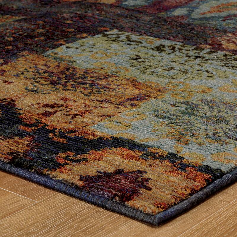 Style Haven Adalynn Patchwork Ikat Area Rug