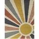 preview thumbnail 16 of 23, Helia Rainbow Sunrise Shag Area Rug 4'4" x 6' - Multicolor - Rectangle