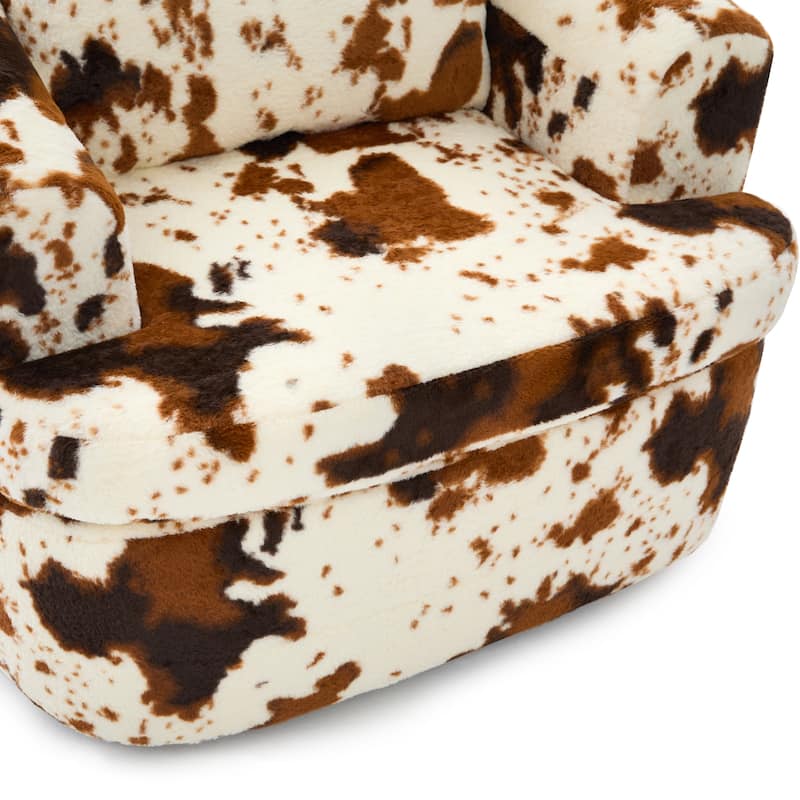 360° Swivel Chair Single Sofa Arm Chair / Upholstered Accent Chair Sofa Barrel Chair for Living Room Bedroom