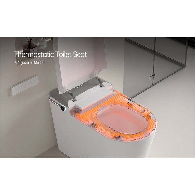 Smart Bidet Toilet with Aromatherapy System & Foot Sensor