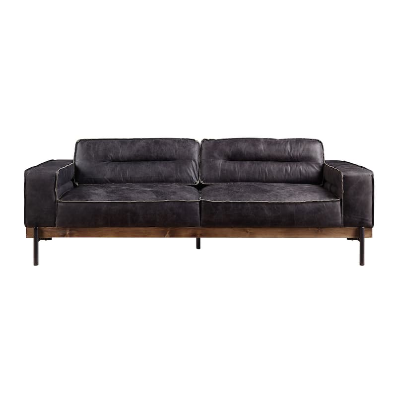 Gomran Antique Ebony Upholstery Sofa