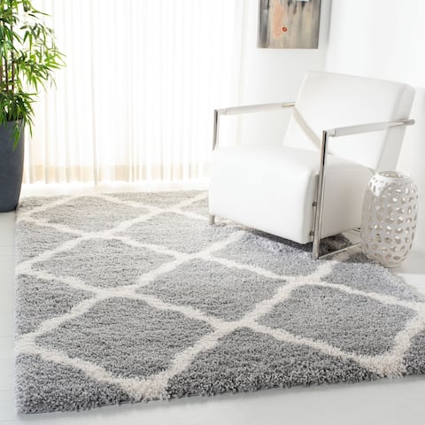 SAFAVIEH Fontana Shag Marni Trellis 2-inch Thick Rug