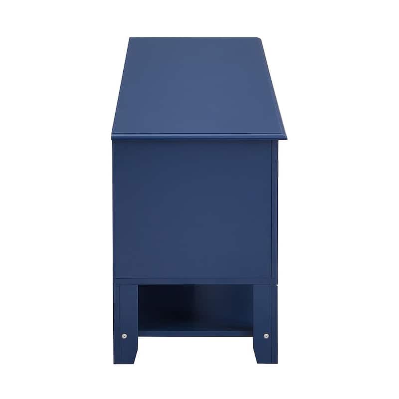 Blue Modern TV Stand for 60-inch TVs