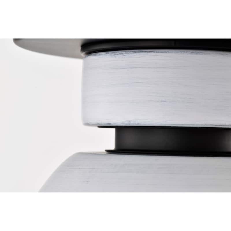 Collins - 8 Inch Flush Mount - with white Ceramic