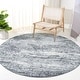 preview thumbnail 41 of 99, SAFAVIEH Evoke Erika Modern Abstract Distressed Rug 3' Round - Ivory/Grey - Round