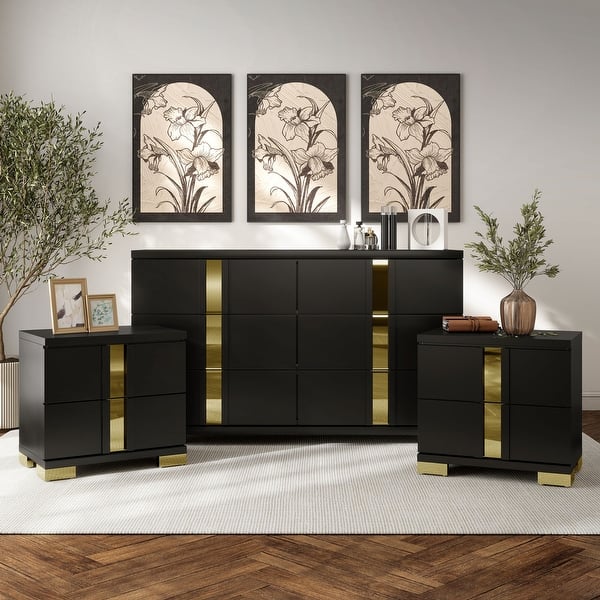 black dresser for sale Lanolee - It includes 2 USB Garvee 7 Dresser for Bedroom,
