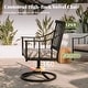 preview thumbnail 17 of 37, MAISON ARTS 7 Pieces Patio Dining Set Steel Panel Table & 6 Dining Arm Chairs