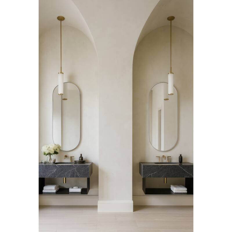 Varaluz Capsule Wall Mirror - 24"W x 60"H Mirro