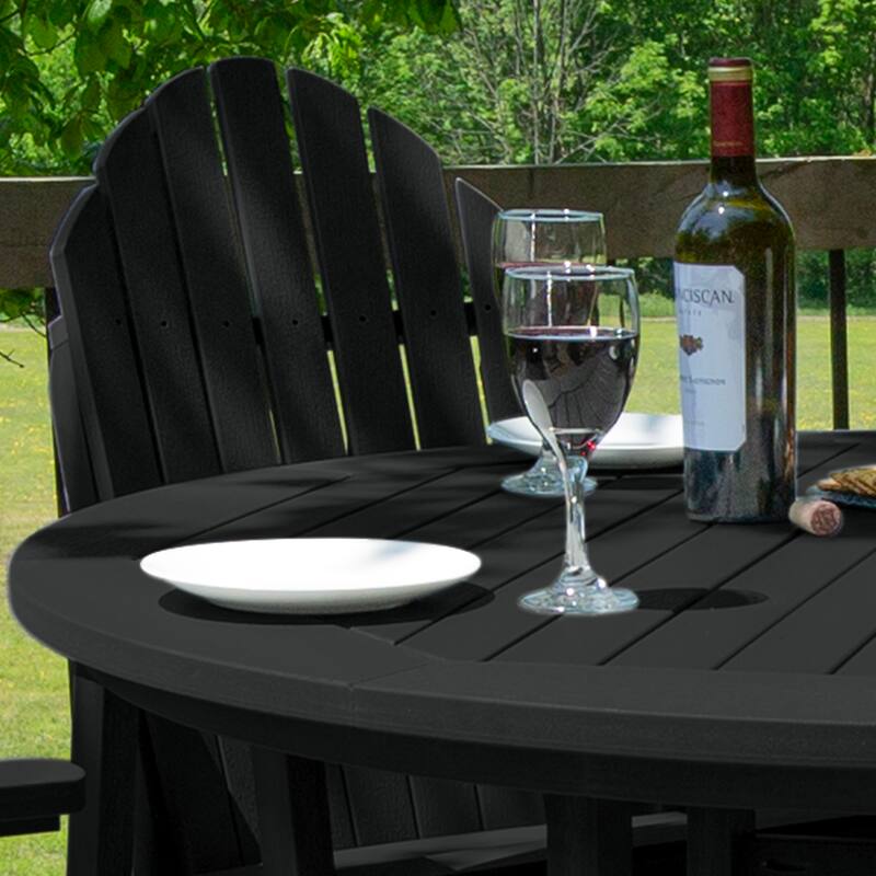 Hamilton 5-Piece Outdoor Counter Height Dining Set - 48" Round Table