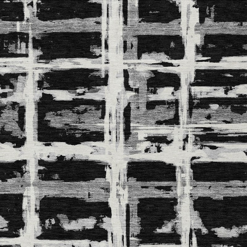 HomeRoots Striped Transitional Rectangle Outdoor Rug