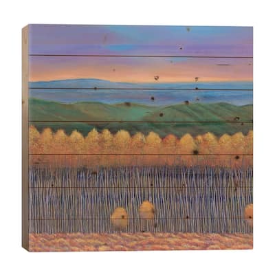Aspen Perspective Print On Wood by Johnathan Harris - Multi-Color