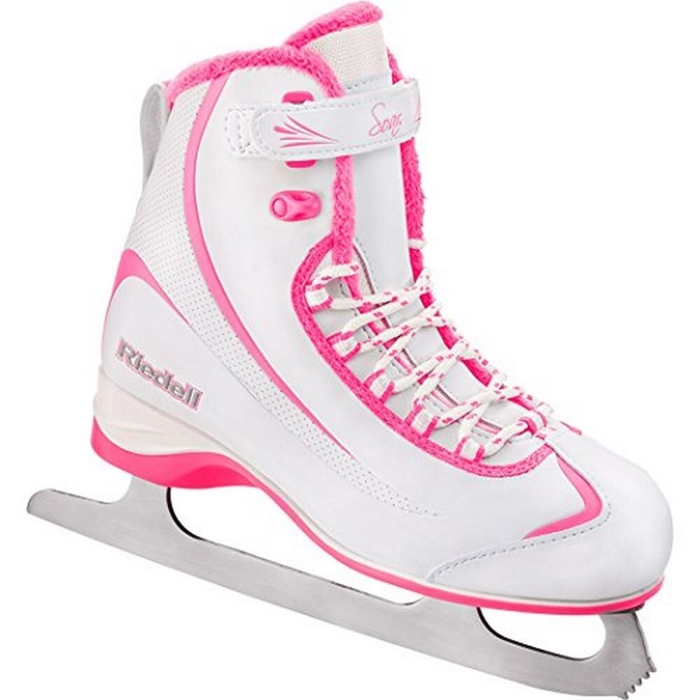 girls pink ice skates