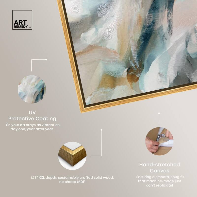 Whispering Colors I Canvas by Art Remedy