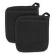 preview thumbnail 9 of 32, RITZ Cotton Terry Pocket Mitts (Set of 2) Black