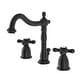 preview thumbnail 33 of 40, Heritage 8 in. Widespread Bathroom Faucet Matte Black