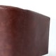 preview thumbnail 43 of 79, 2 Set Tufted PU Vegan Leather Swivel Barrel Chair with Nailheads Trim