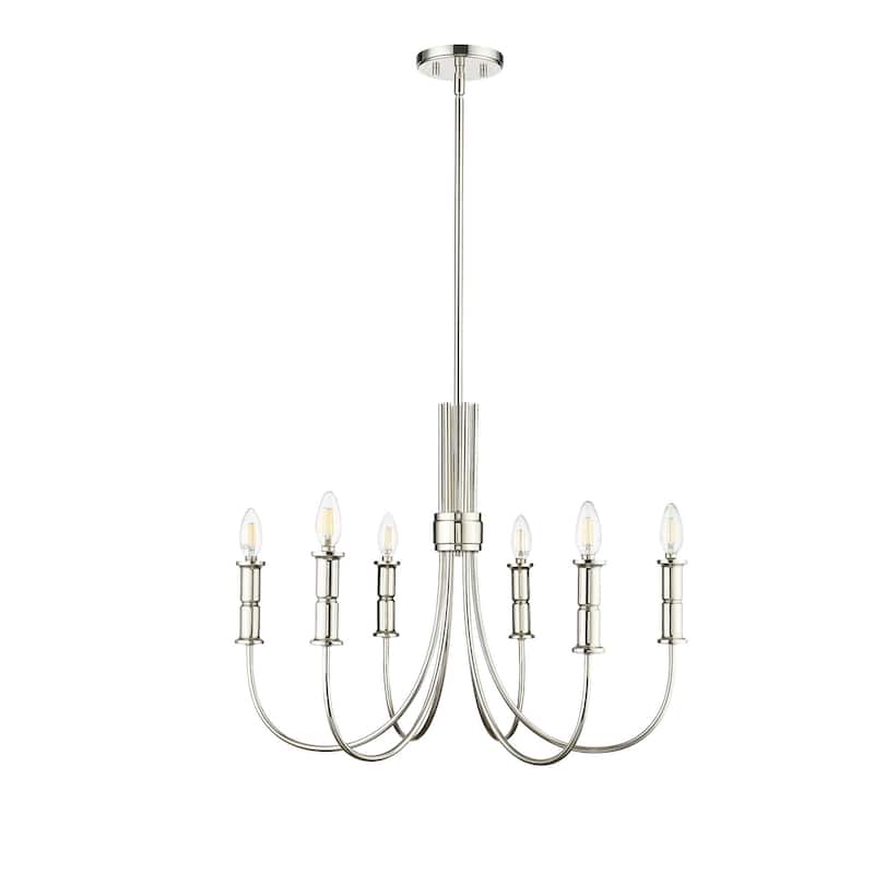 Millennium Lighting 29206 Potiss 6 Light 26" Wide Taper Candle Style