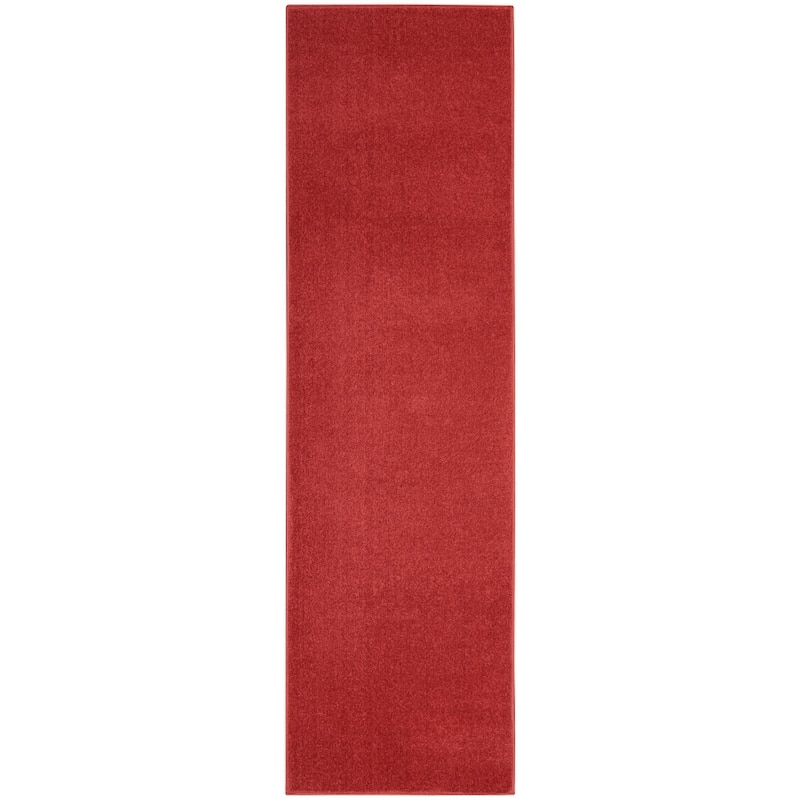 Nourison Essentials Solid Contemporary Indoor/Outdoor Area Rug