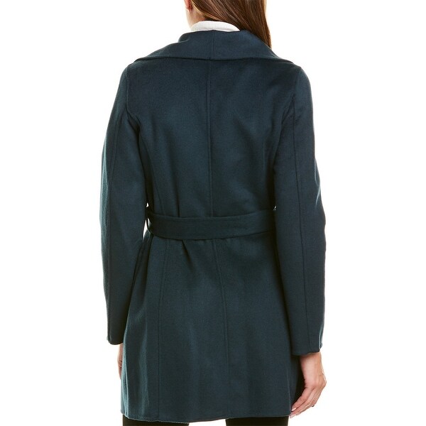 tahari ella wool blend coat